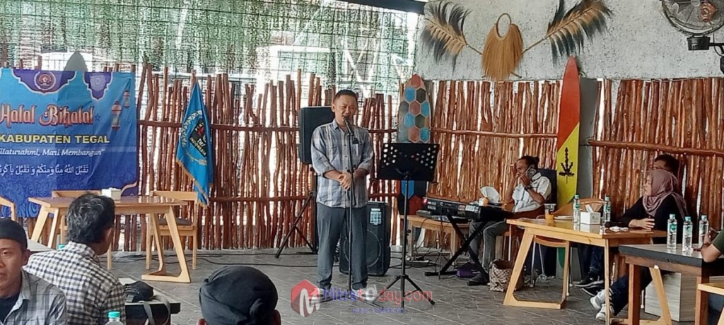Hadiri Halal Bihalal PWI, Ketua Praja Kabupaten Tegal Ajak Wartawan Jaga&nbsp;Kondusifitas