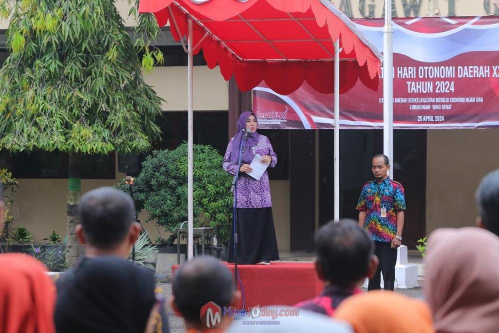 Pemkab Tegal Gelar Upacara Peringatan Hari Otonomi Daerah XXVIII Tahun&nbsp;2024