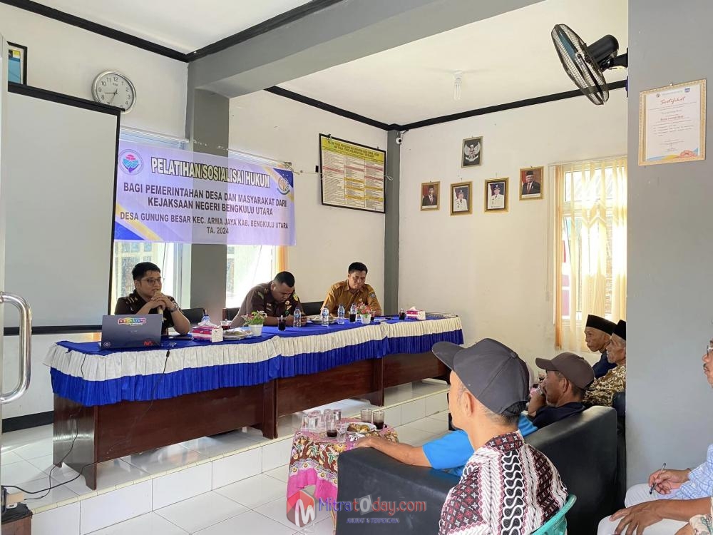 Desa Gunung Besar Gelar Penyuluhan&nbsp;Hukum