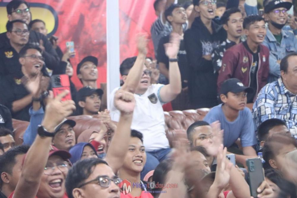 Dukung Tim Garuda Muda, Polres Tegal Kota Gelar Nobar Piala Asia U-23