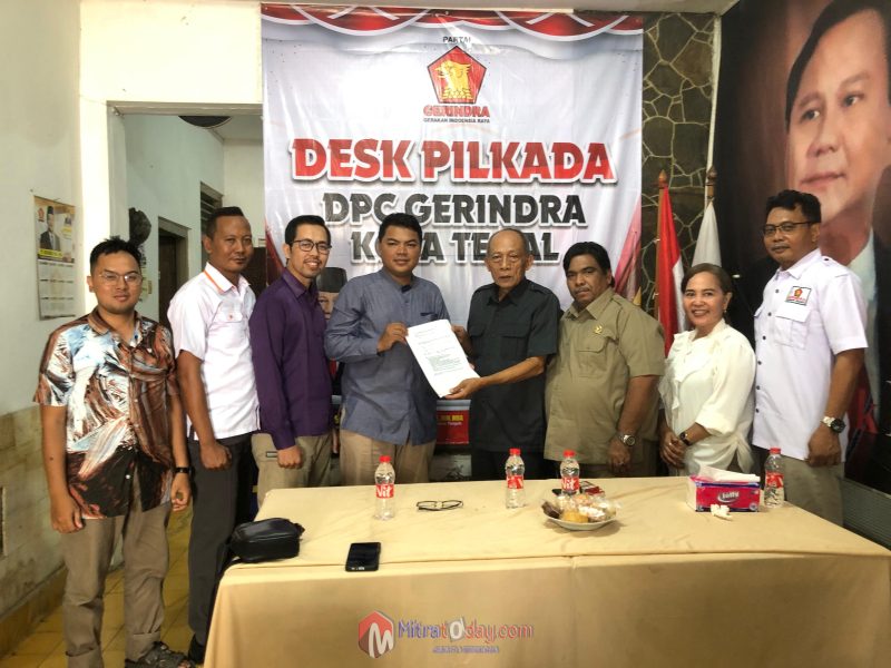 Elang Merayu Sukma Daftar Bacalon Wakil Wali Kota Tegal ke Partai&nbsp;Gerindra