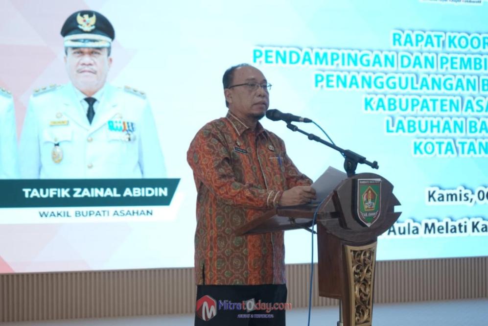 Sekda Kabupaten Asahan Buka Rakornis Pendampingan dan Pembinaan TRC Penanggulangan Bencana Multi Sektor