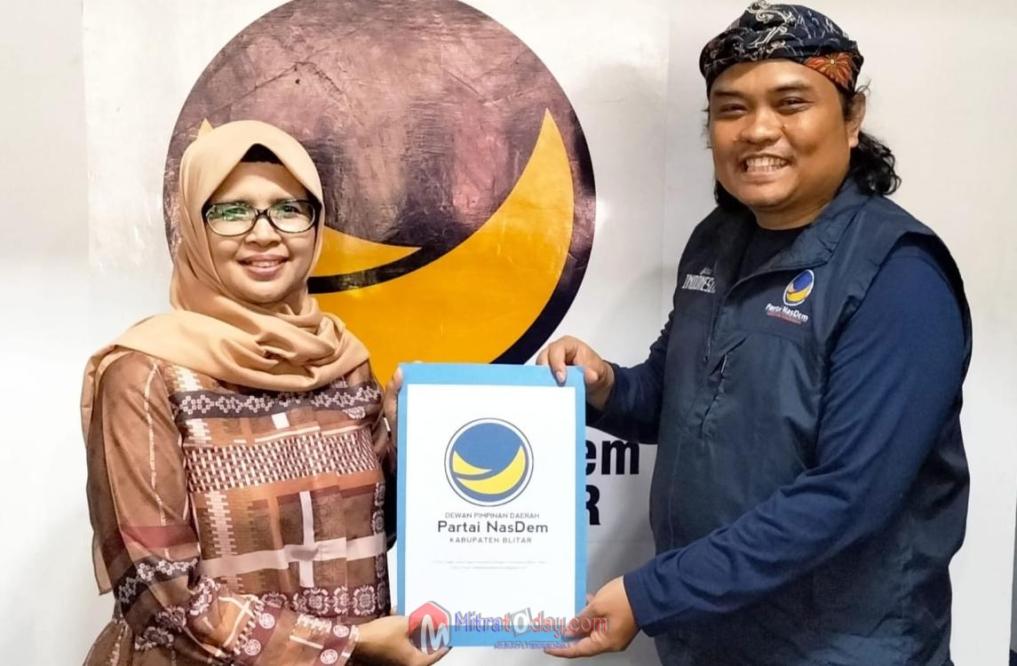 Nasdem Dukung Mak Rini Jadi Bupati Blitar, Siapkan Kader Wakil Bupati Asli Putra Daerah