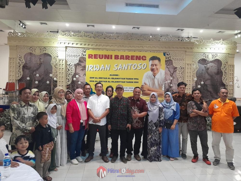 Meriah, Reuni Bareng Irwan Santoso Bersama Alumni SMP dan SMA Al-Irsyad Al-Islamiyyah Kota Tegal