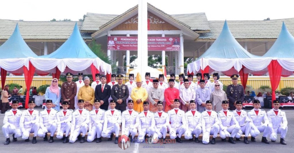 Peringati HARLAH Pancasila, Pj Bupati Asra Sekaligus Kukuhkan Purna Paskibraka Angkatan 2023