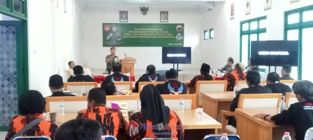 Silaturahmi Kebangsaan, Dandim 0712/Tegal Ajak Ormas, LSM dan Wartawan Jaga Kondusifitas