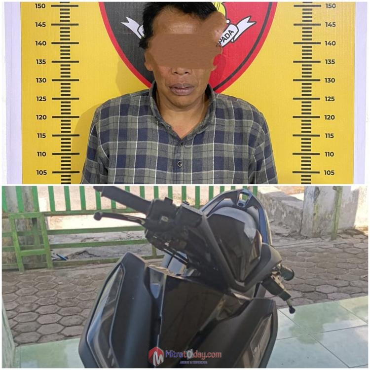 Satreskrim Polres Sergai Ungkap Pelaku Pencurian Sepeda Motor di Pulau Tagor