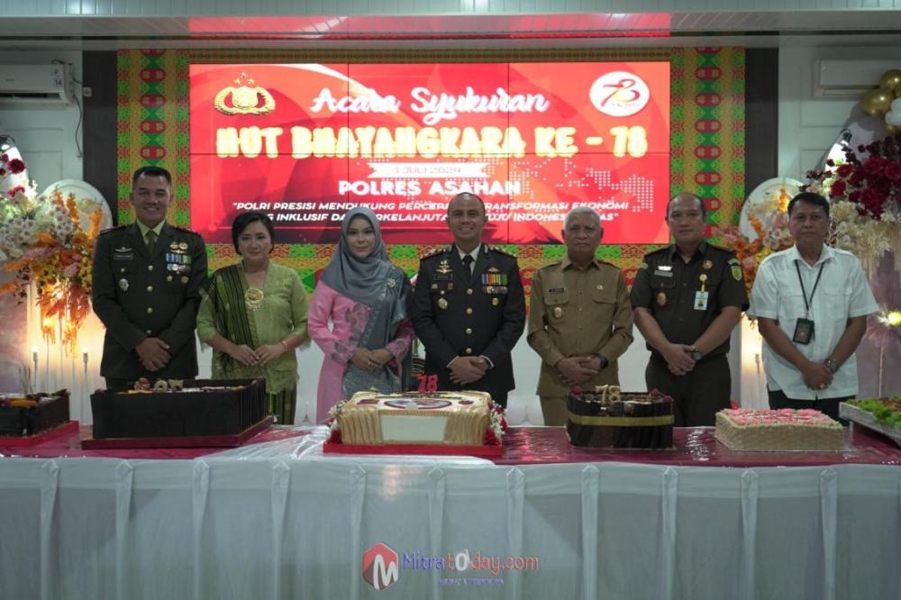 Bupati Asahan Hadir Dalam HUT Bhayangkara Ke-78