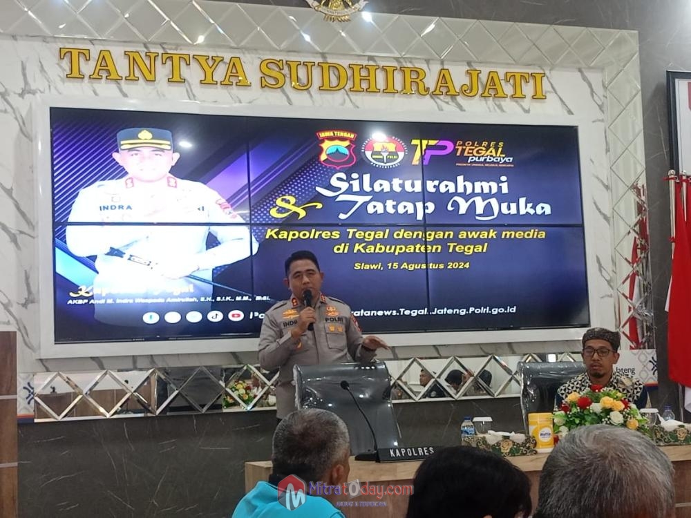 Kenalkan Grand Design dan 5 Program, Kapolres Tegal Ajak PWI dan IWO Jaga Kondusifitas&nbsp;Wilayah