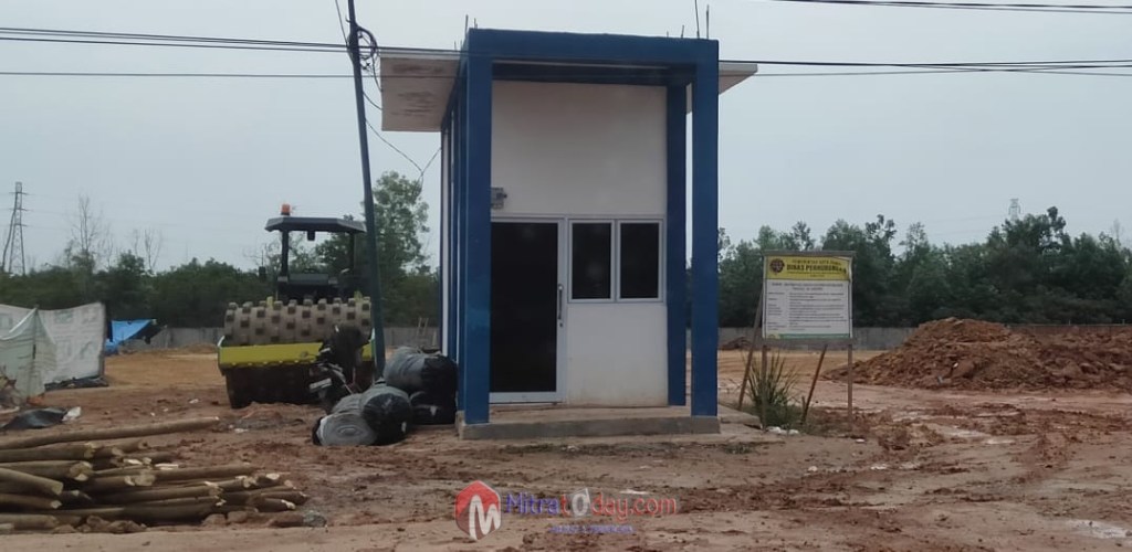Pembangunan Sarana Retribusi Dishub Dumai di Jalan Gatot Subroto ”Di Awasi” APH