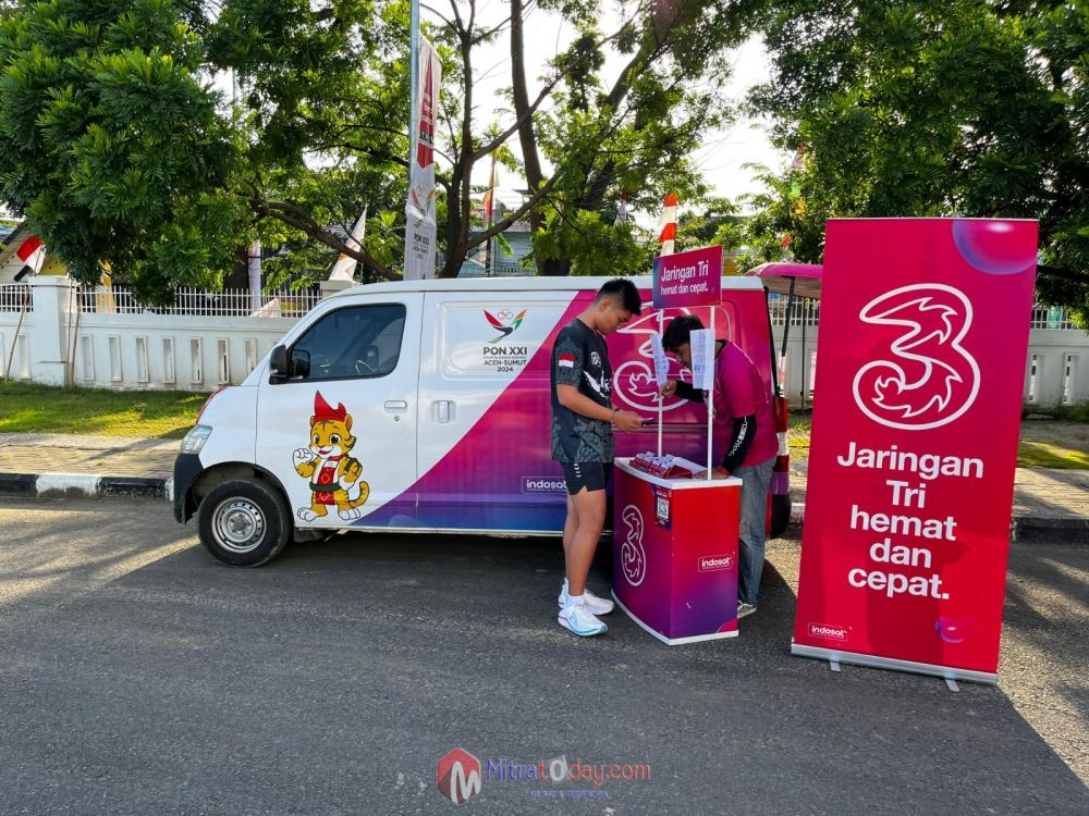 Indosat Perkenalkan Inovasi Mobile Selling di PON XXI Aceh-Sumut&nbsp;2024