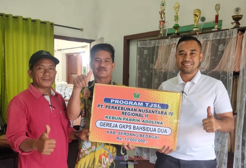 PTPN-4 Regional II Serahkan Bantuan CSR Rp 103.700.000 Kepada Tokoh Masyarakat Sekitar&nbsp;Perusahaan
