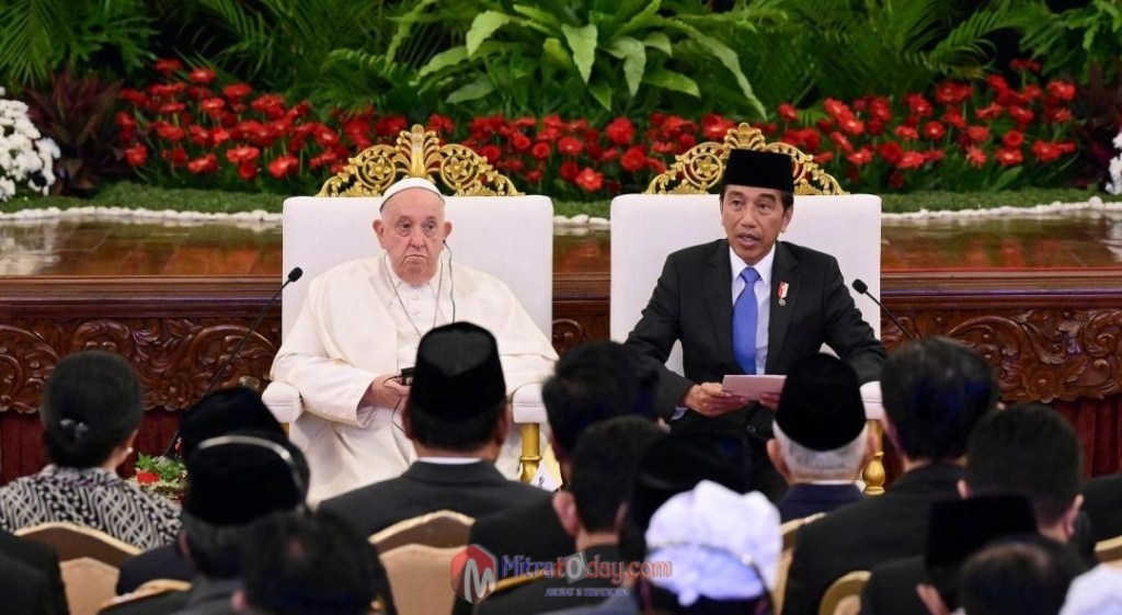 Presiden Jokowi dan Paus Fransiskus Serukan Toleransi dan Perdamaian dalam Kunjungan Bersejarah di&nbsp;Indonesia