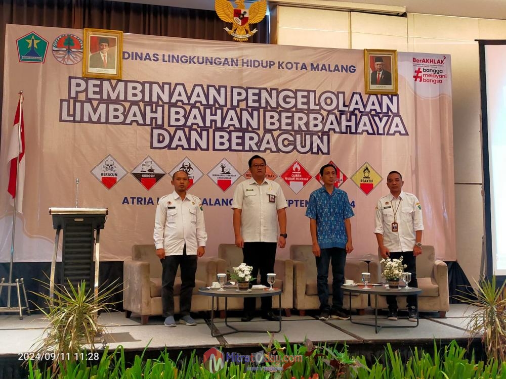 DLH Kota Malang Berikan Pembinaan Fayankes Dalam Pengelolaan Limbah&nbsp;Berbahaya